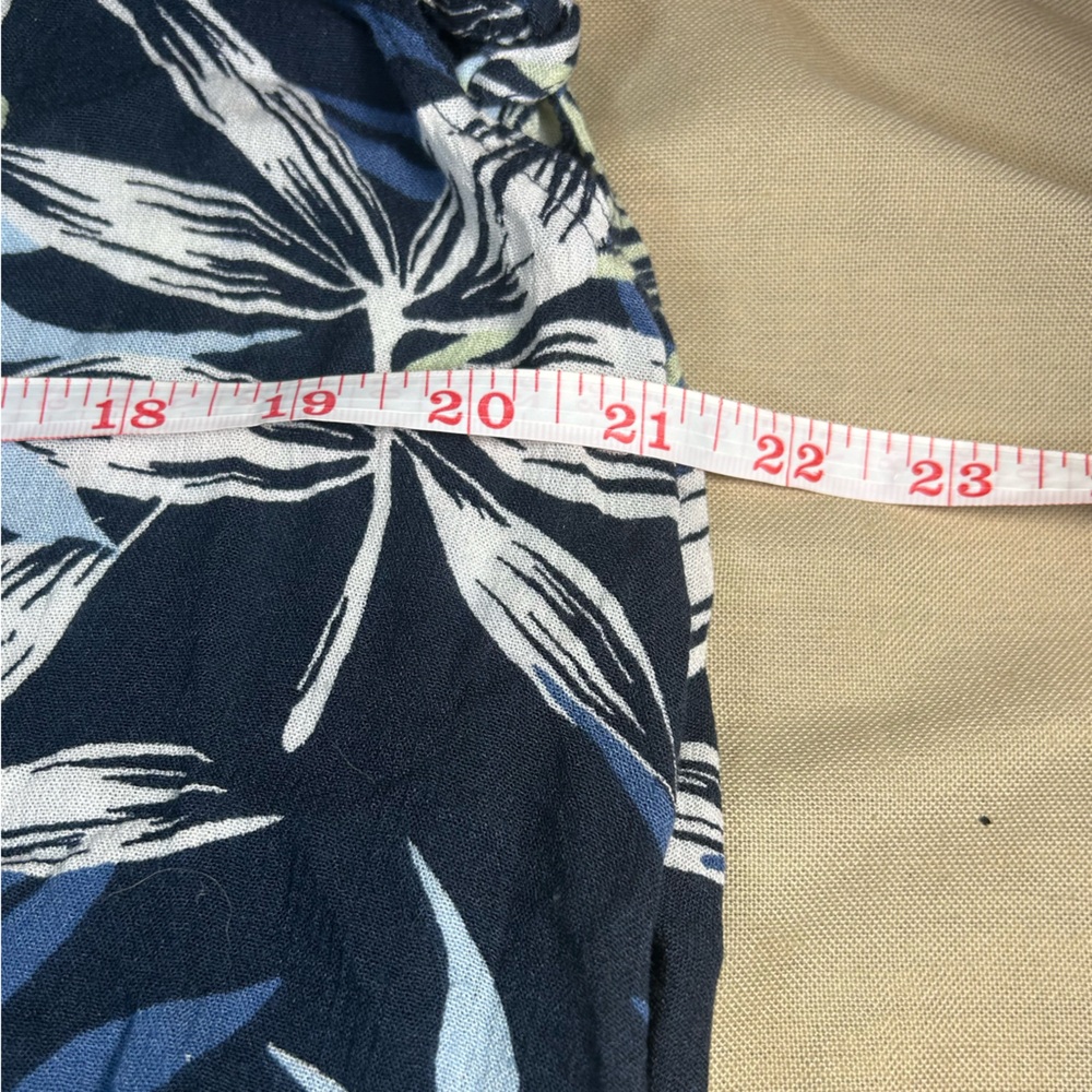 Roxy Colorful Leaf Pattern Cover Up - image 5